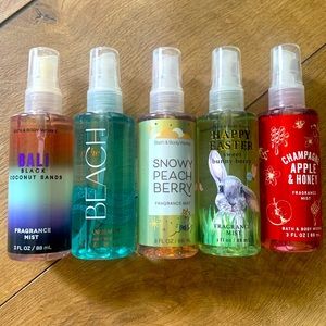 Bath and Body Works Fragrance Mist Bundle